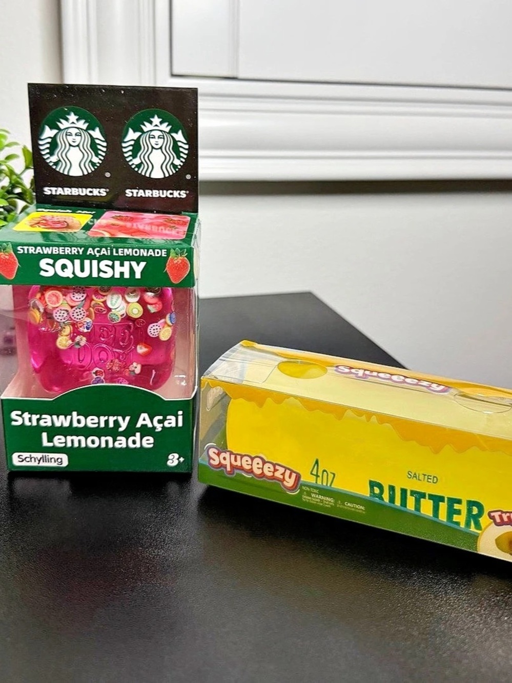 Starbucks & Butter Squishy Bundle